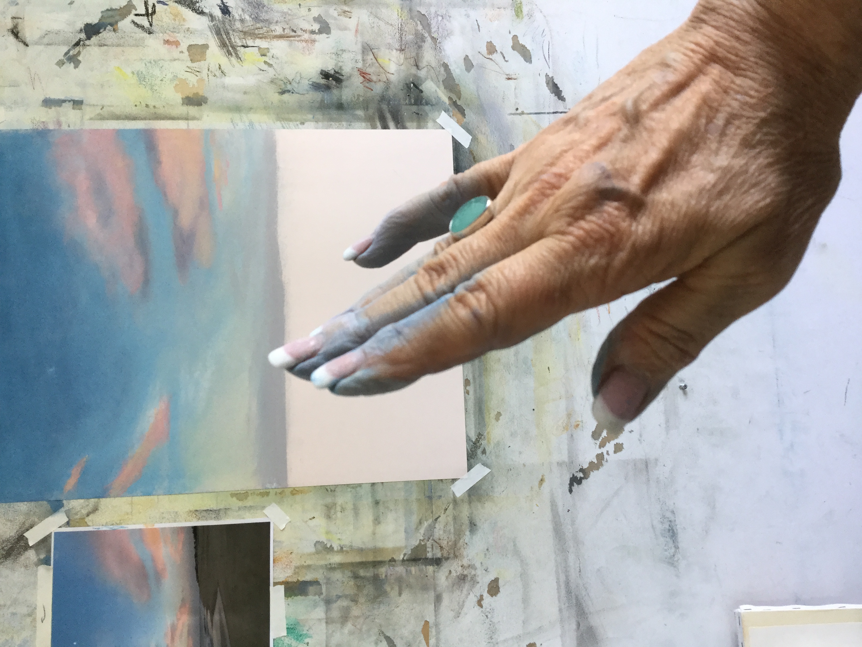 The artist shows how she 