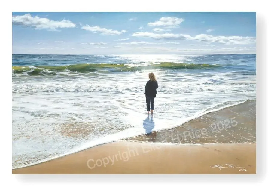 Ellen Rice's Strength of Woman Series oil painting, 
