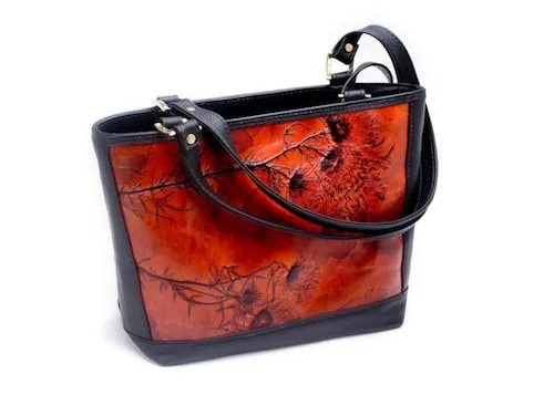 CL Whiting's Leaf Leather Classic & Updated Classic Handbags