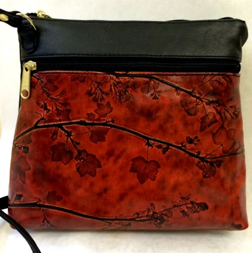 CL Whiting's Leaf Leather Small Bags