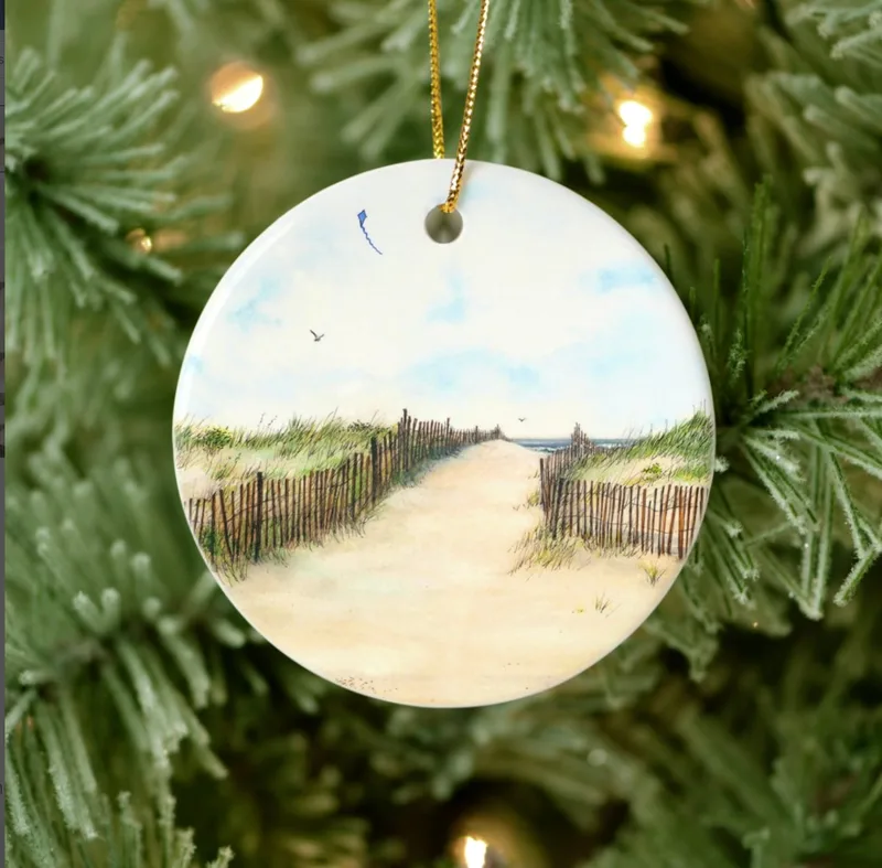 "Summer Dreams" fine porcelain ornament