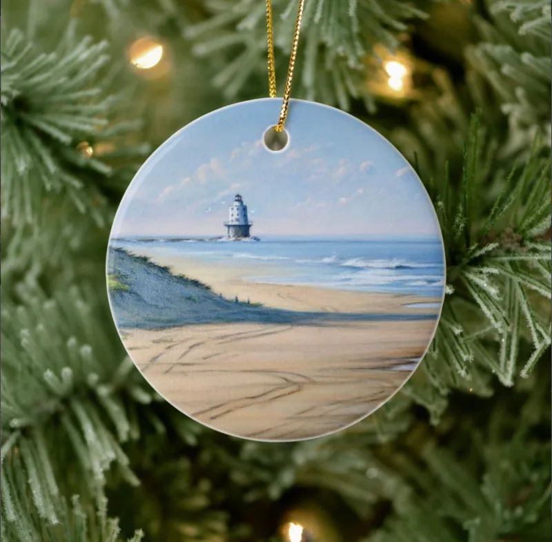 "View from the Point" fine porcelain ornament