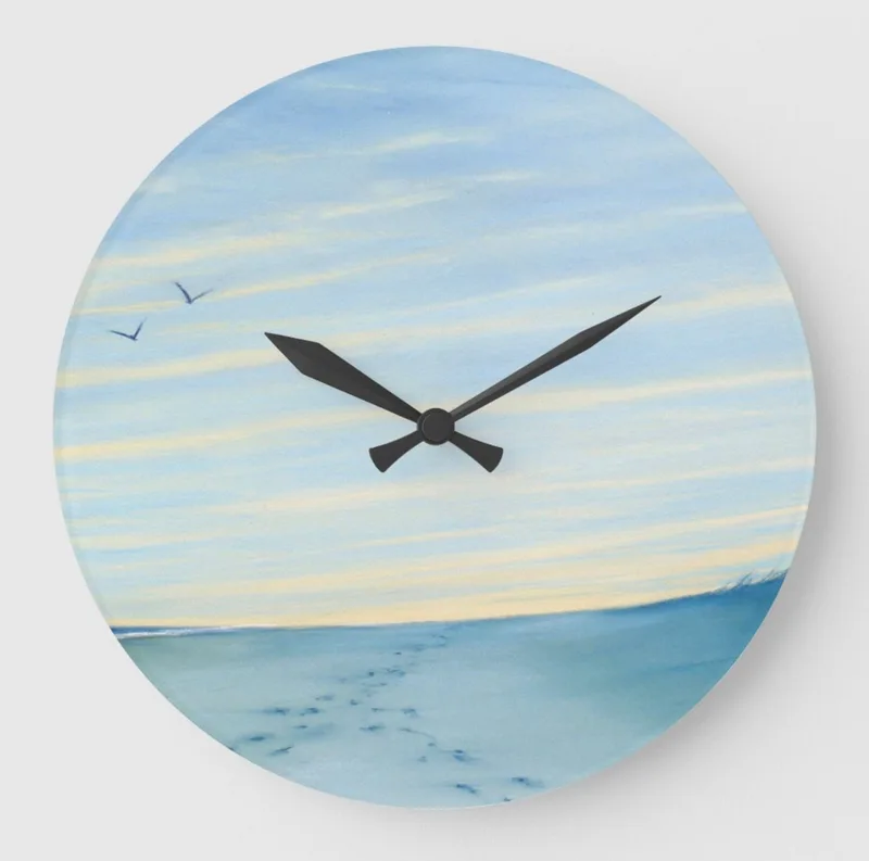 "Never Alone" wall clock