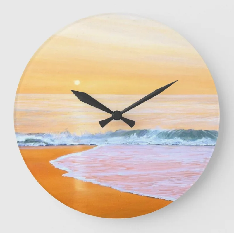 "Delaware Gold" wall clock