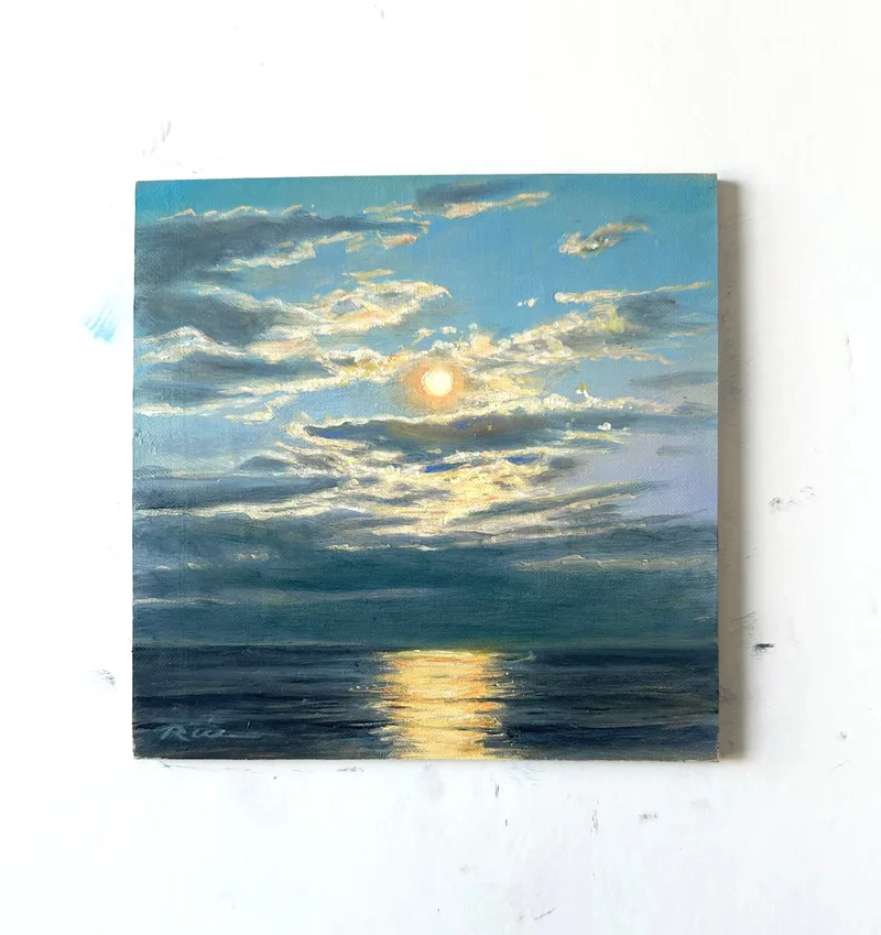 "Moonglow," 25 Year Celebration Series painting NO. 1/25 - SOLD