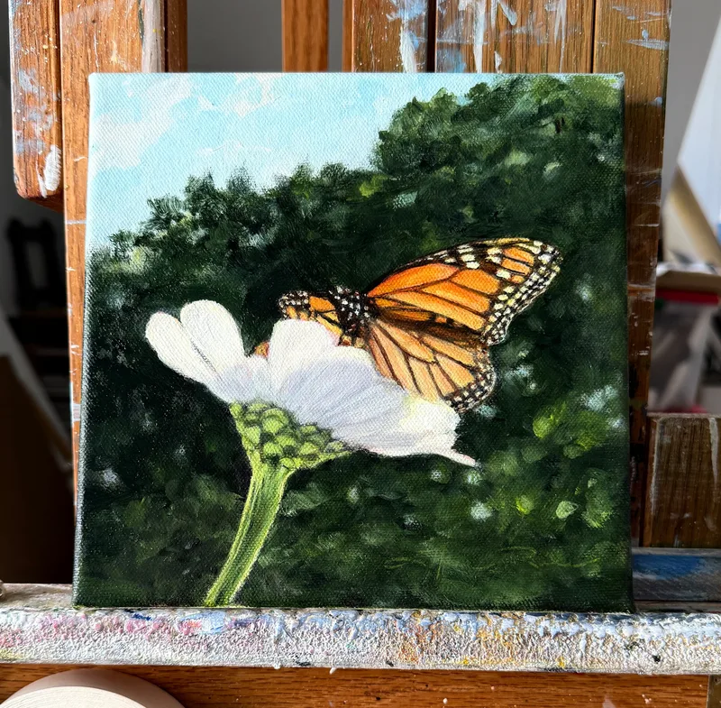 "Winged Messenger," Celebration Series painting 7/25 - AVAILABLE