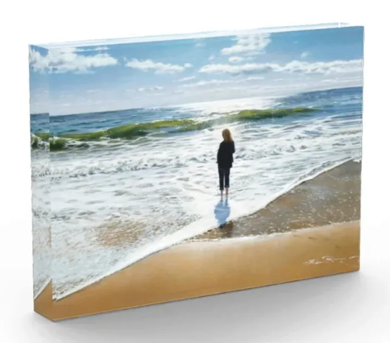 "Reflection" crystal blcok