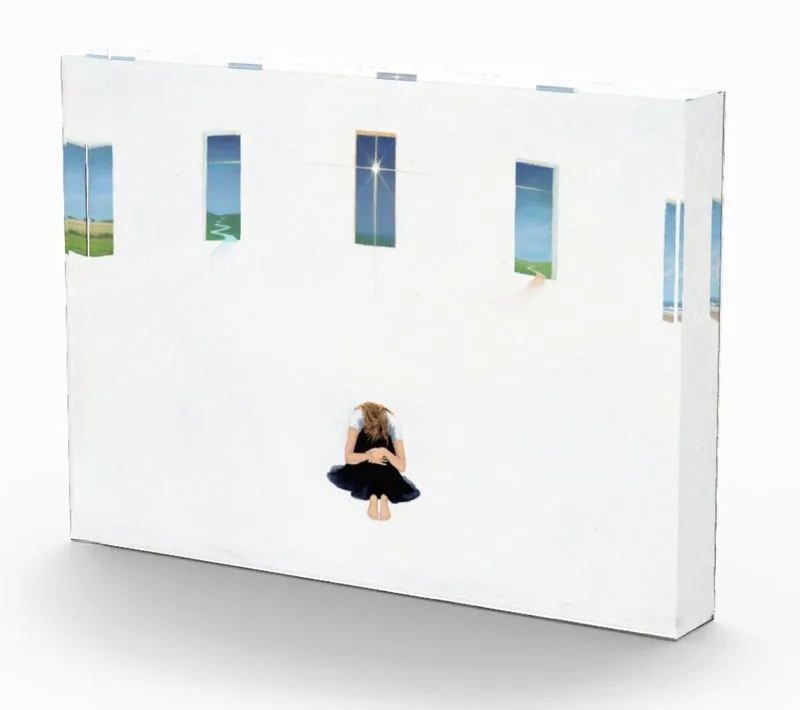 "No Way Out . . . of God's Care," Strength of Woman crystal block No. 3