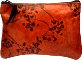 Leaf Leather Medium Coin Purse.