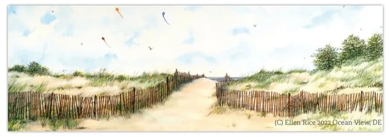 Ellen's "Summer Dreams" Artist's Bookmark